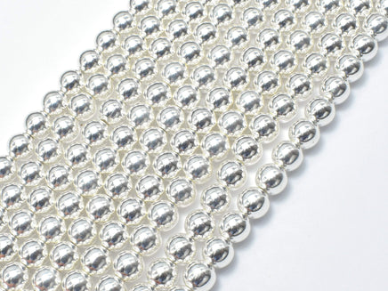 Hematite Beads-Silver, 8mm-RainbowBeads