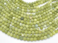 Matte Jade Beads, 10mm (10.5mm) Round Beads-RainbowBeads