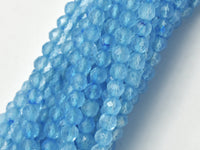 Blue Topaz Beads, 2.6mm Micro Faceted Round-RainbowBeads