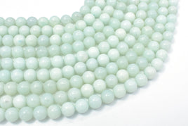 Amazonite Beads, Round, 8mm (8.5mm)-RainbowBeads