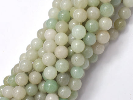 Jade Beads, 8mm Round-RainbowBeads