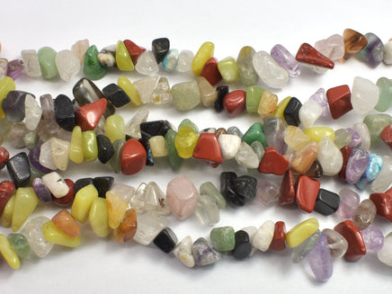 Mixed Stone 7-15mm Chips Beads, 34 Inch-RainbowBeads