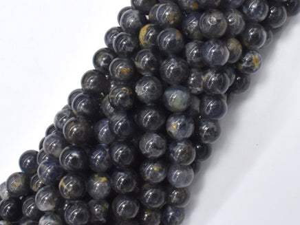 Iolite Beads, 8mm (8.3mm) Round Beads-RainbowBeads