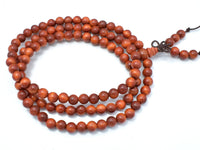 Dragon Blood Wood Beads, 6mm Round Beads, 25 Inch-RainbowBeads