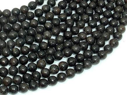 Astrophyllite Beads, 6mm(6.4mm) Round Beads-RainbowBeads