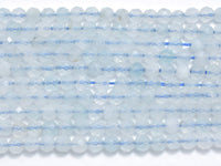 Aquamarine Beads, 3.5mm Micro Faceted-RainbowBeads