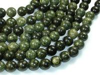 Serpentine Beads, 10mm Round Beads-RainbowBeads