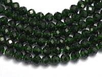 Green Goldstone 3.2mm Micro Faceted Round-RainbowBeads