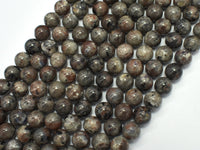 Natural Glowing Yooperlite 8mm (8.5mm) Round Beads-RainbowBeads