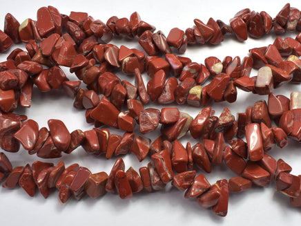 Red Jasper 7-15mm Chips Beads, 33 Inch-RainbowBeads