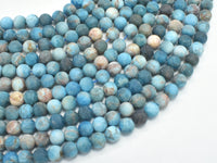 Matte Apatite Beads, 6mm, Round-RainbowBeads