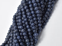 Blue Sapphire Beads, 4.5mm (4.8mm)-RainbowBeads