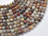 Mexican Crazy Lace Agate Beads, 6mm Round Beads-RainbowBeads
