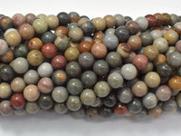 Polychrome Jasper, 6mm Round Beads-RainbowBeads
