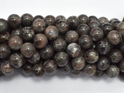 Natural Glowing Yooperlite 10mm (10.5mm) Round-RainbowBeads