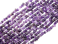 Amethyst Beads, Pebble Chips, 6mm-10mm-RainbowBeads