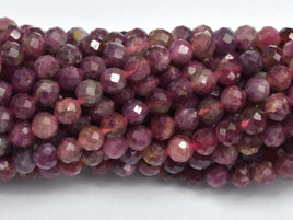 Pink Tourmaline 4mm (4.5mm) Micro Faceted Round-RainbowBeads