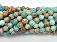 Impression Jasper, 8mm, Round-RainbowBeads