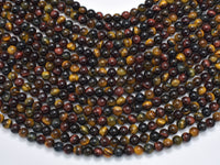 Tiger Eye Beads, 3 color, 6mm, 15 Inch-RainbowBeads