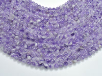 Amethyst Gemstone Beads, Round, 6mm (6.5mm)-RainbowBeads