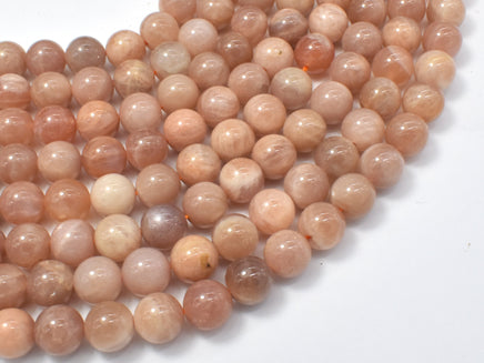 Sunstone Beads, 8mm Round Beads-RainbowBeads