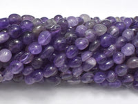 Amethyst, 6x7mm Nugget Beads, 15.5 Inch-RainbowBeads