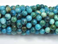 Hemimorphite Beads, 8mm Round Beads-RainbowBeads