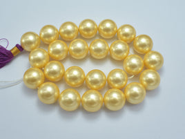 Shell Pearl, 16mm Round Beads-RainbowBeads