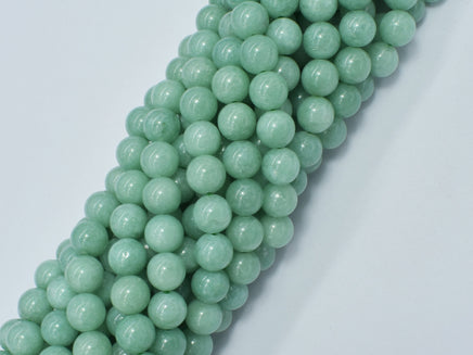 Malaysia Jade Beads- Green, Burma Jade Color, 8mm-RainbowBeads