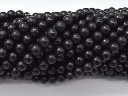 Genuine Shungite Beads, 6mm Round-RainbowBeads