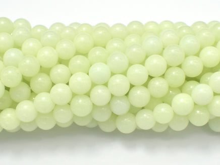 Glow in The Dark Beads-Green, Luminous Stone, 8mm (7.7mm)-RainbowBeads