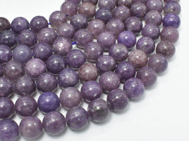 Lepidolite Beads, 10mm Round Beads-RainbowBeads