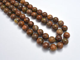 Green Opal, 10mm(10.3mm) Round Beads-RainbowBeads