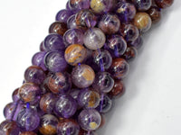 Super Seven Beads, Cacoxenite Amethyst, 10mm Round-RainbowBeads