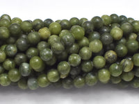 Jade Beads, 6mm (6.6mm) Round-RainbowBeads