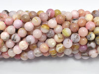 Pink Opal, 8mm Round Beads-RainbowBeads