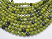 Canadian Jade Beads, 10mm Round Beads-RainbowBeads