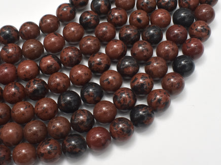 Mahogany Obsidian Beads, Round, 10mm-RainbowBeads