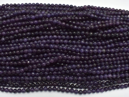 Lepidolite Beads, 4mm Round Beads-RainbowBeads