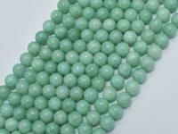 Malaysia Jade Beads- Green, Burma Jade Color, 8mm-RainbowBeads