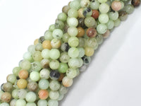 Jade - Light Green, 8mm, Round-RainbowBeads