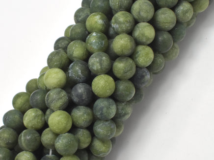 Matte Jade Beads, 8mm Round Beads-RainbowBeads