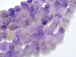 Raw Amethyst Points Beads, Approx. 10mm-18mm Points Nugget-RainbowBeads