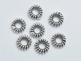10pcs 925 Sterling Silver Spacers-Antique Silver, 5mm Spacer-RainbowBeads