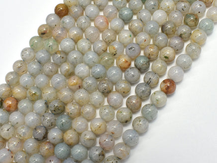 Moss Opal 6mm Round-RainbowBeads