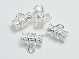 2pcs 925 Sterling Silver Bead Connector, 8.5x5mm-RainbowBeads