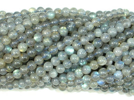 Labradorite Beads, 4mm (4.5 mm) Round Beads-RainbowBeads