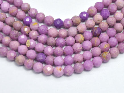 Phosphosiderite 3mm (3.2mm) Micro Faceted Round-RainbowBeads