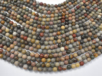 Polychrome Jasper, 6mm Round Beads-RainbowBeads
