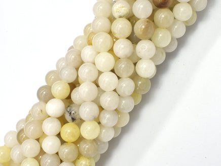 Jade Beads, 8mm, Round Beads, 15 Inch-RainbowBeads